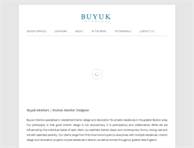 Tablet Screenshot of buyukinteriors.com